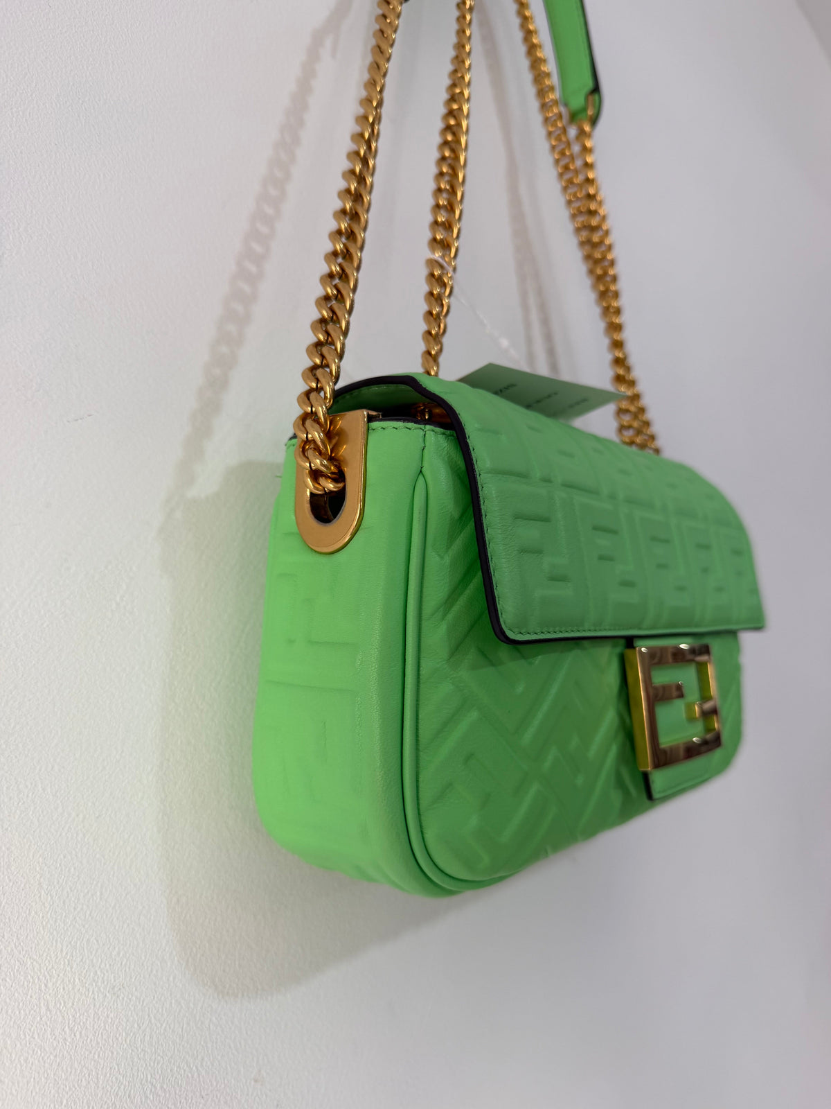 Preloved Brand New Green Fendi Handbag