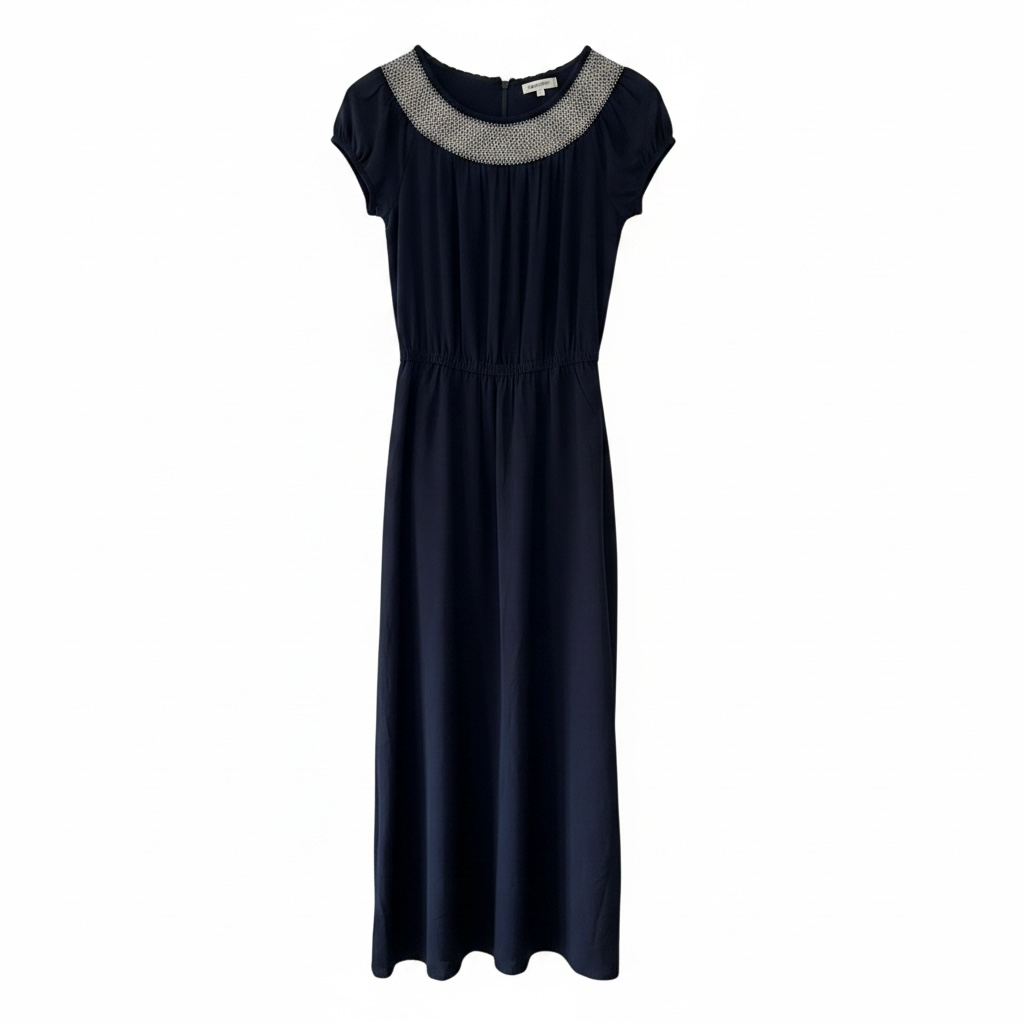 Preloved Brand New Navy Blue Tory Burch Jumpsuit, Size XS would fit a small