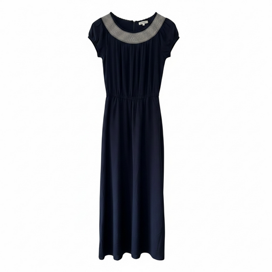Preloved Brand New Navy Blue Tory Burch Jumpsuit, Size XS would fit a small