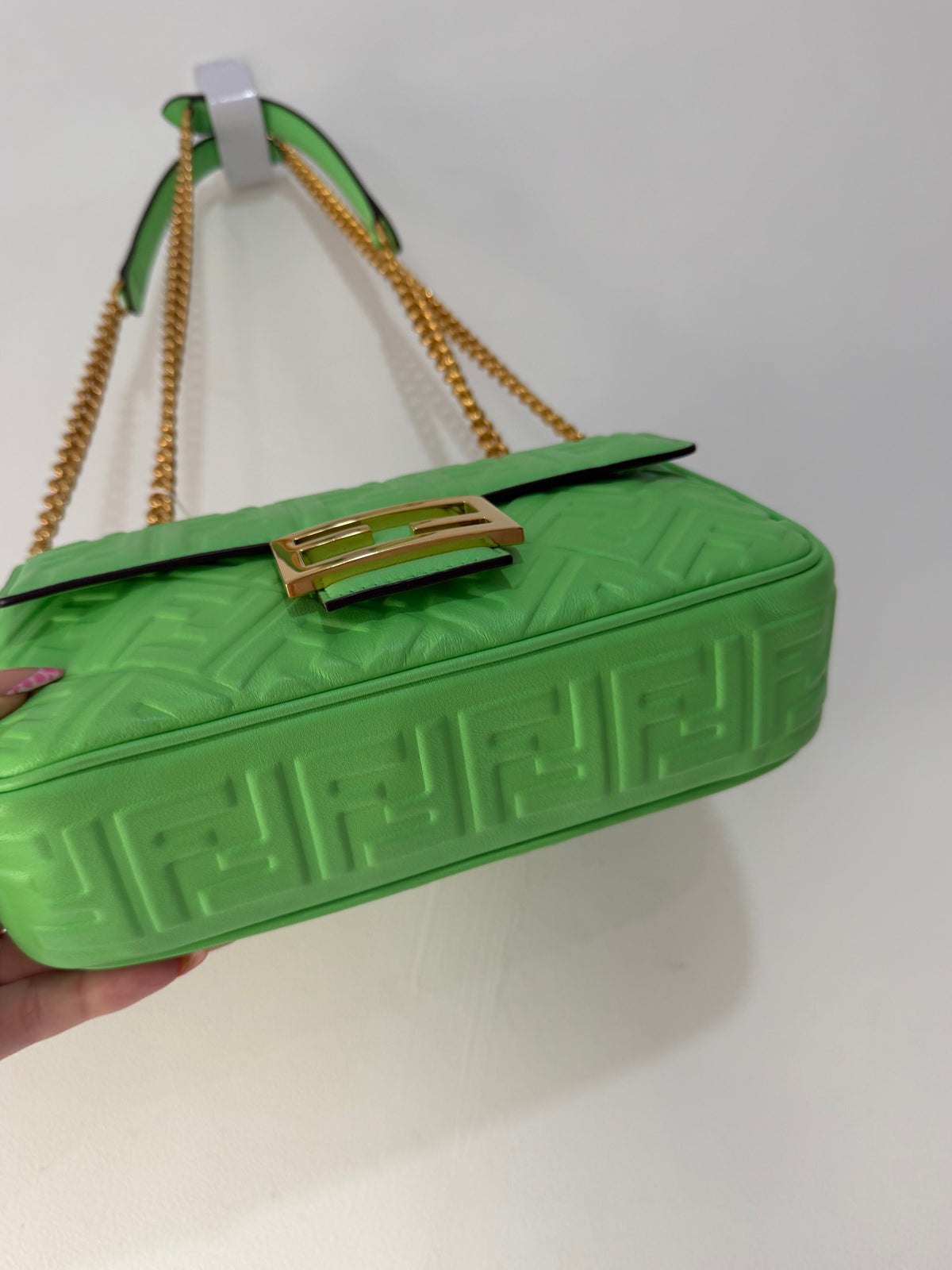Preloved Brand New Green Fendi Handbag