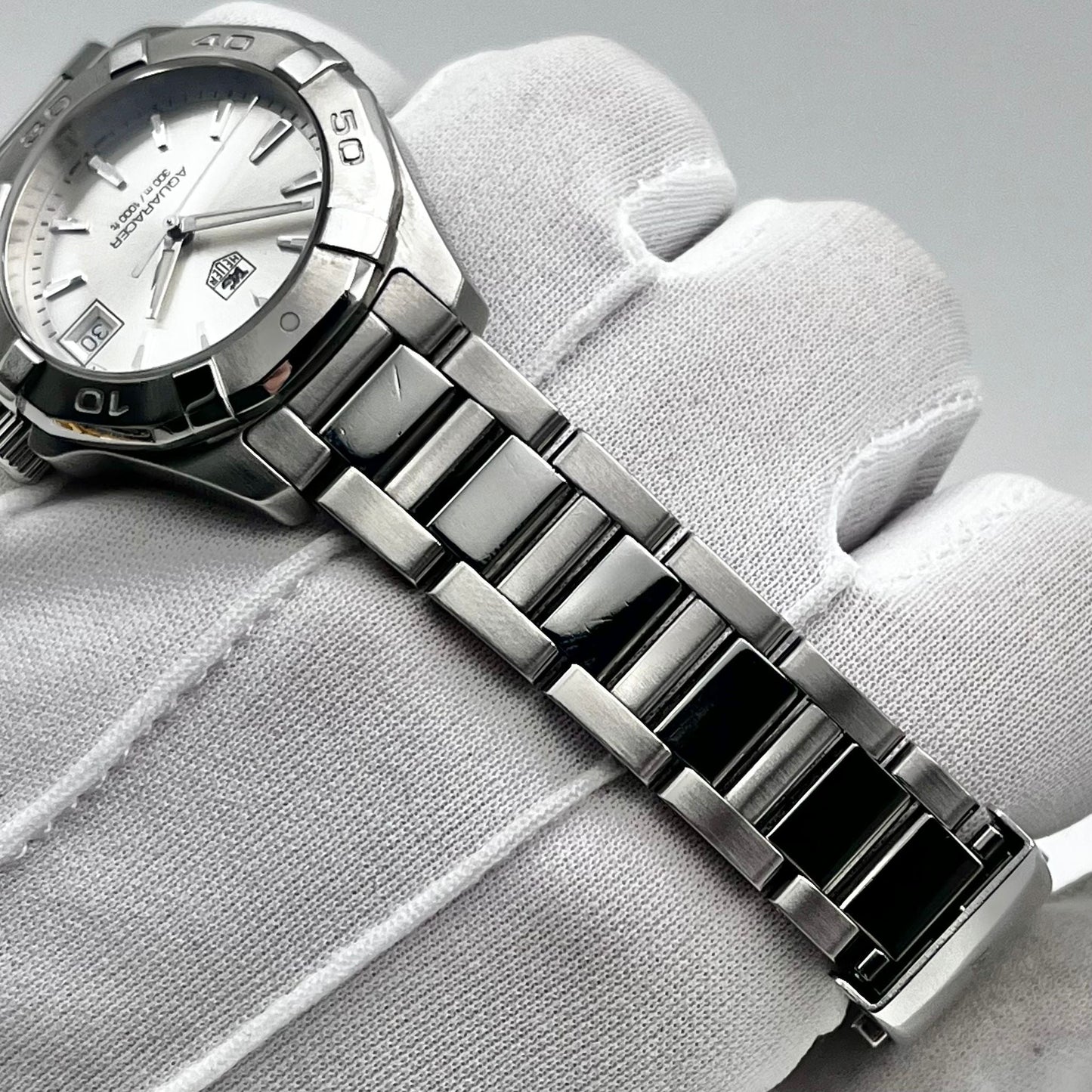 Silver dial 32mm Tag Heuer Watch