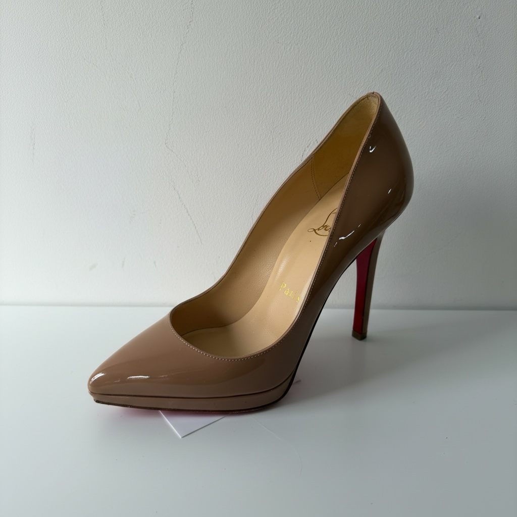 Preloved Nude Pigalle Christian Louboutin Heels, Size 35 (UK 2)