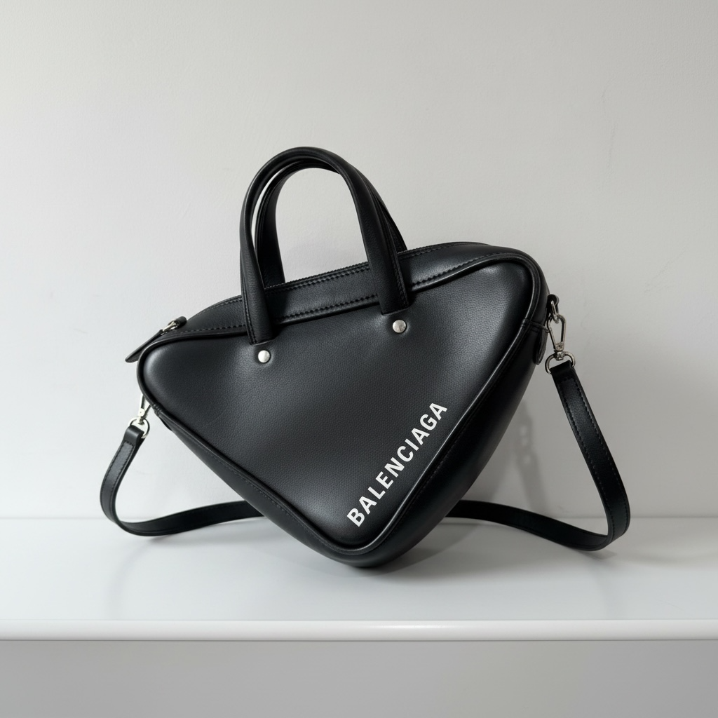 Preloved, Black with Silver hardware Balenciaga Handbag