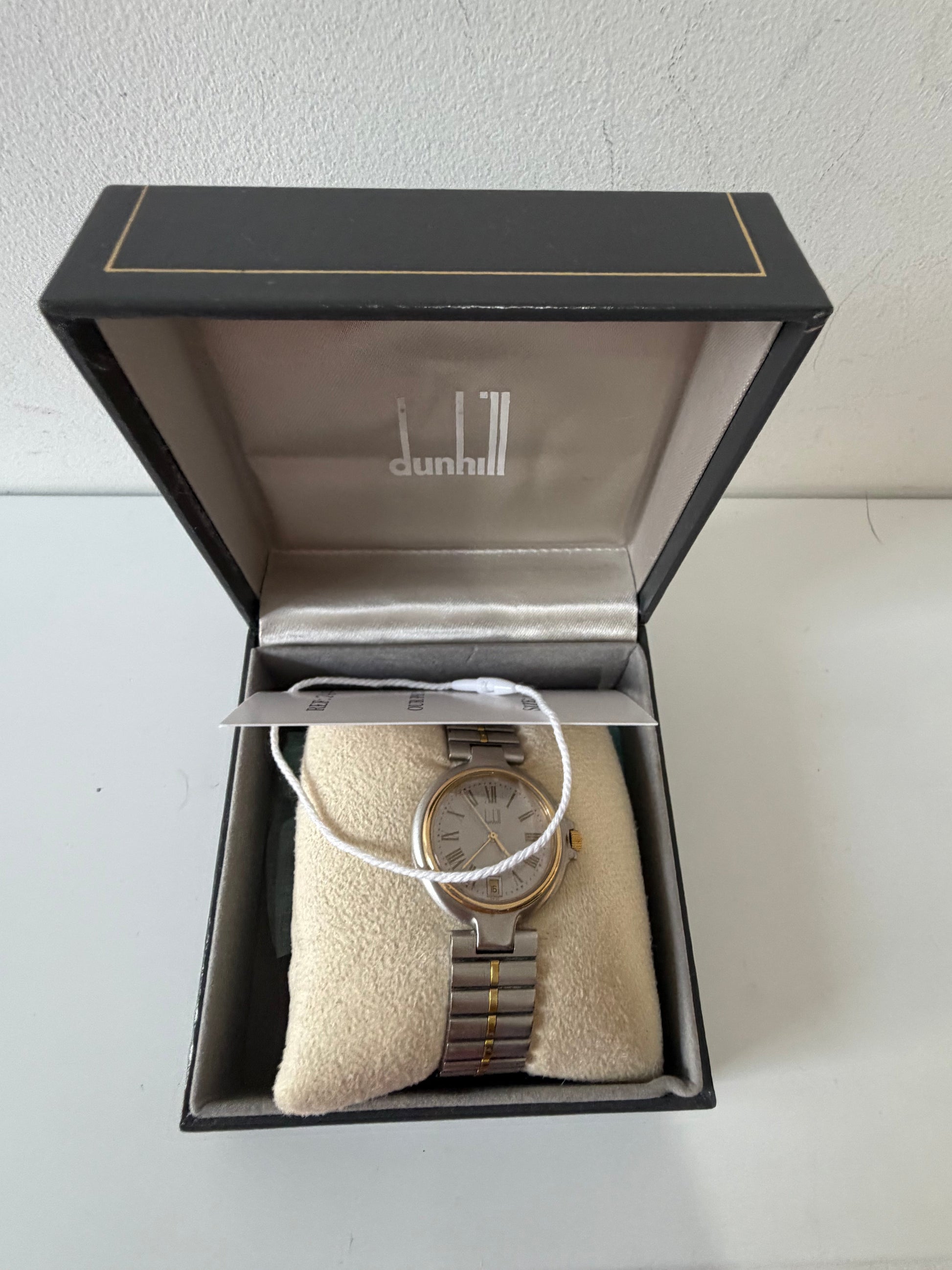 Preloved silver and gold Dunhill Watch
