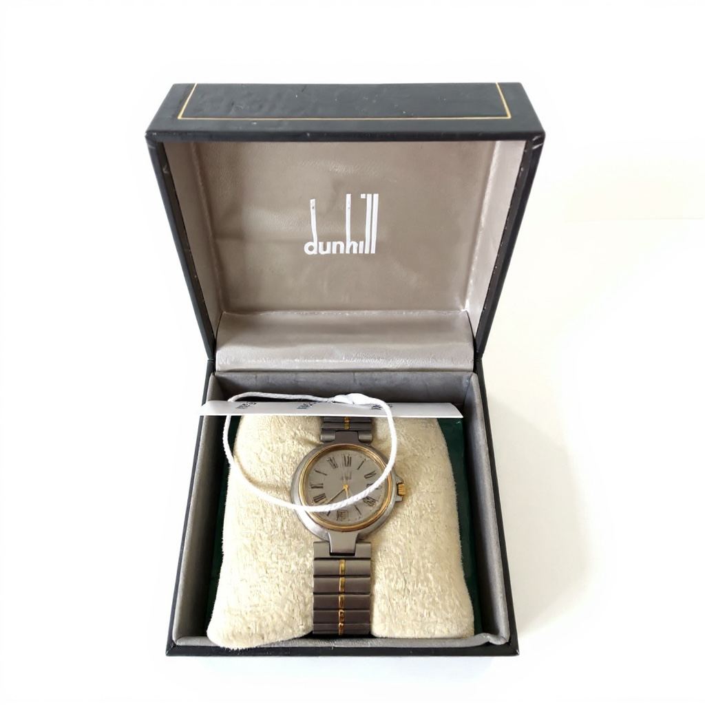 Preloved silver and gold Dunhill Watch