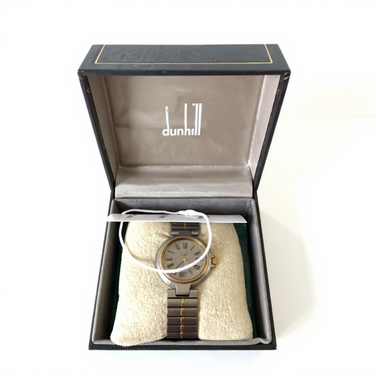 Preloved silver and gold Dunhill Watch