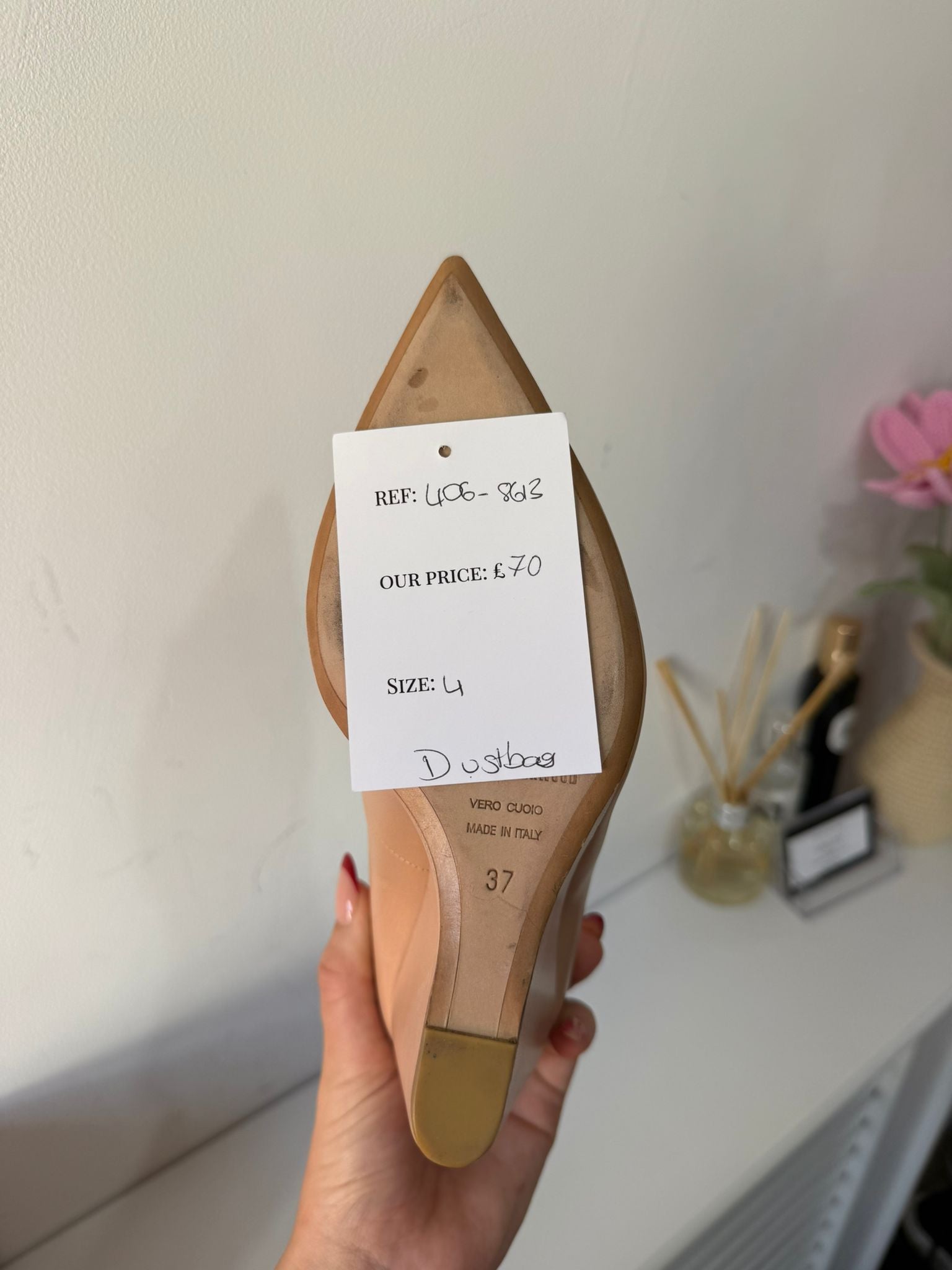 Preloved Nude Nicholas Kirkwood Wedges, 4