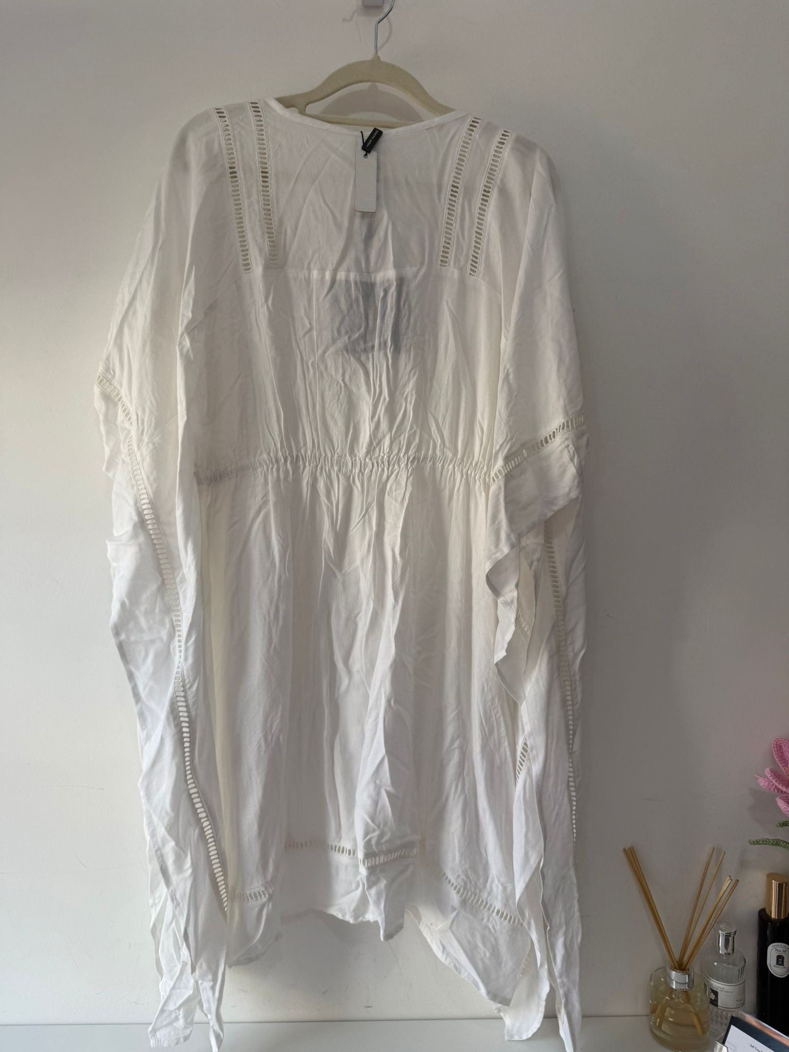 Preloved White JETS Jessika Allen Dress, S-M, BNWT