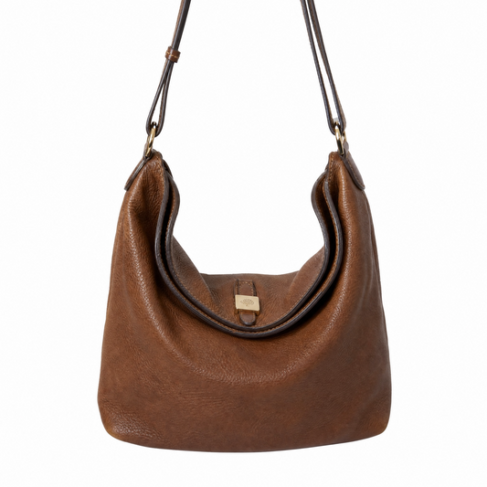 Preloved, Brown Mulberry Handbag