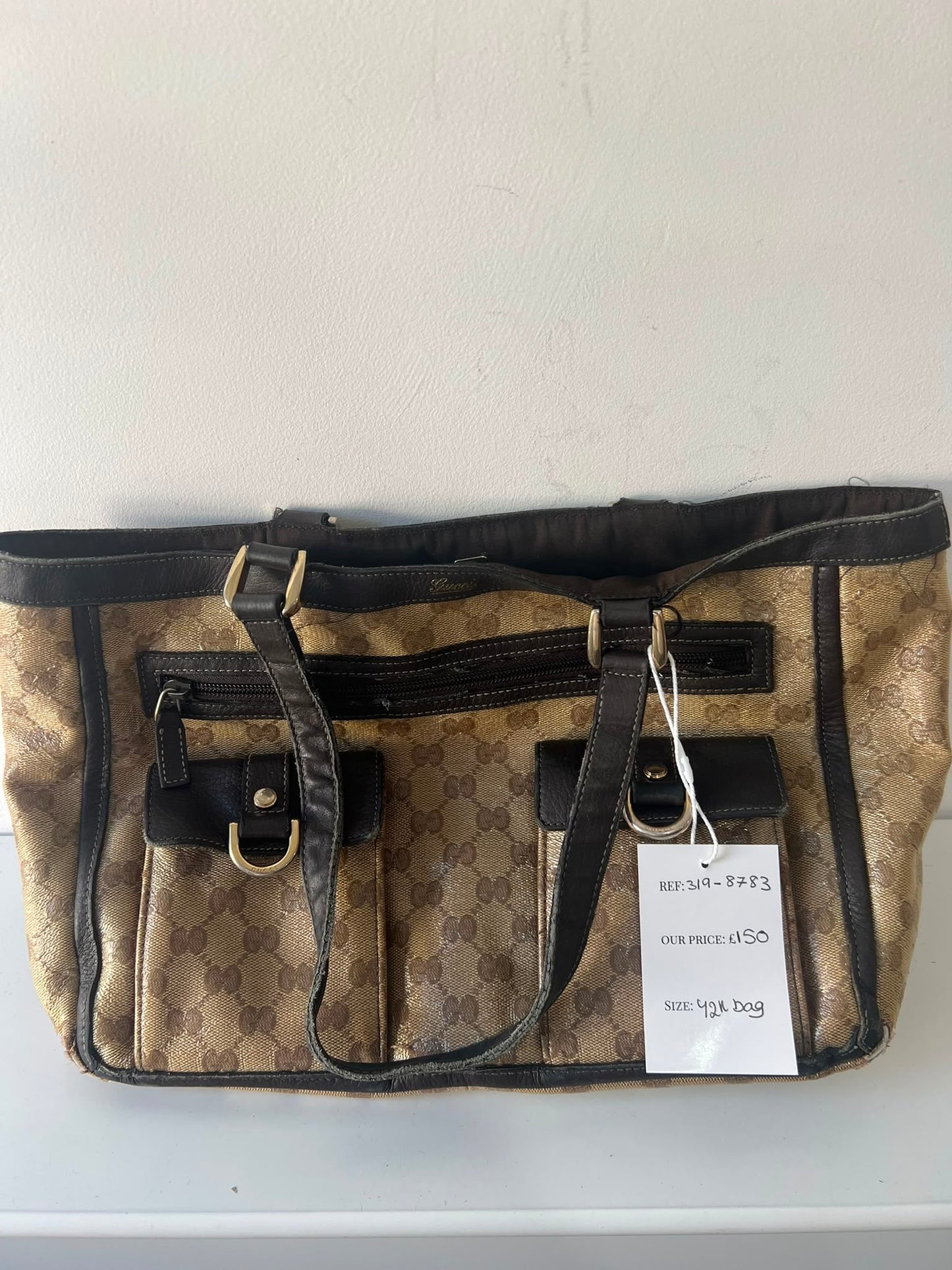 Preloved Vintage Cargo with Pockets Gucci Y2k Bag