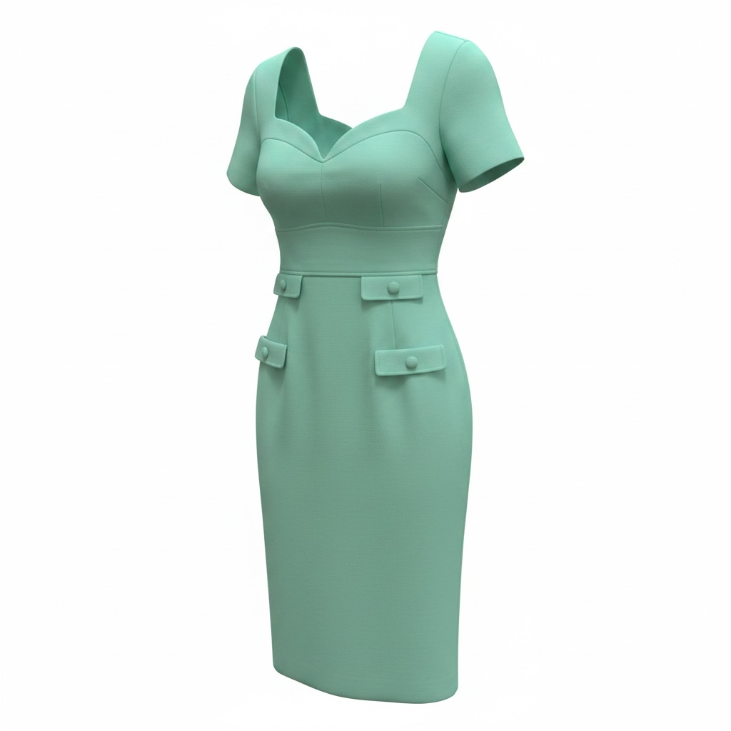 Preloved Mint Lk Bennett Dress, Size 10
