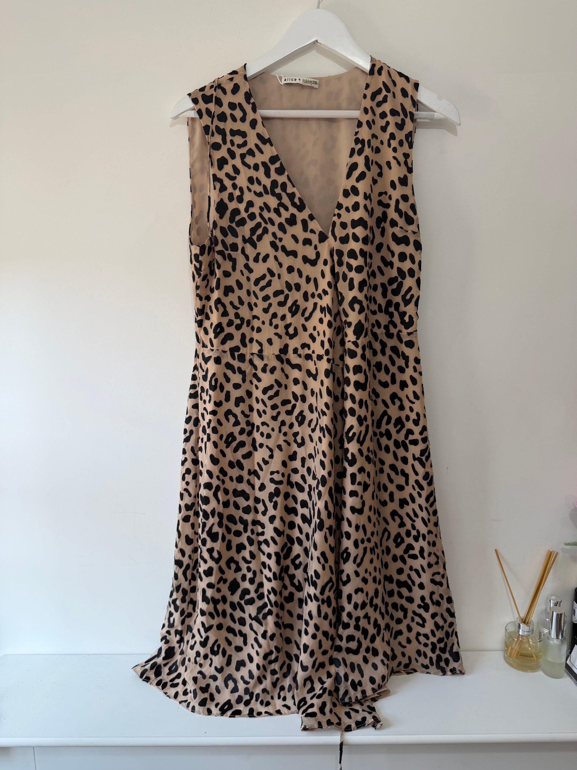 Preloved Leopard Print Alice + Olivia Dress, 12