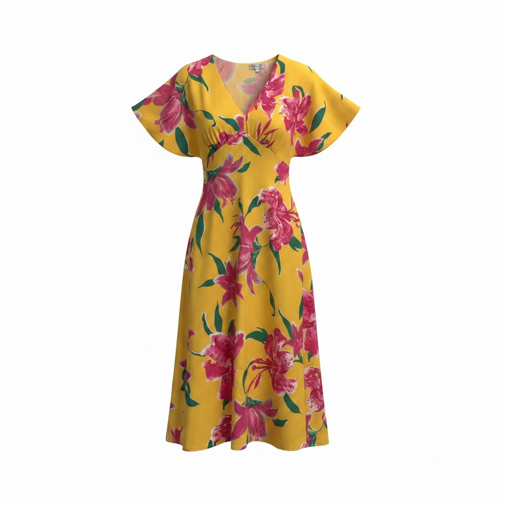 Preloved, Mustard Yellow Yumi Dress