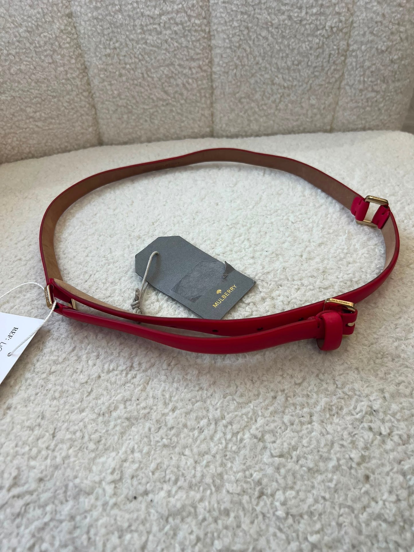 Preloved Red Mulberry Belt, 32, BNWT