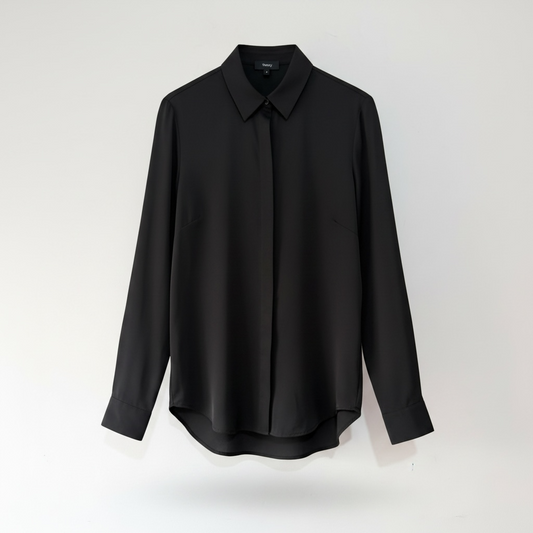 Preloved, Black Theory Shirt, UK 6