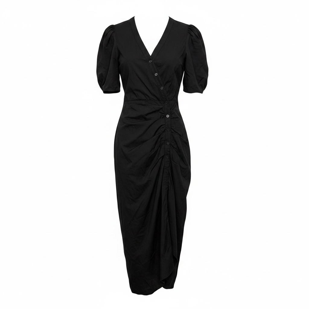 Preloved Black Veronica Beard Dress, Size UK 8
