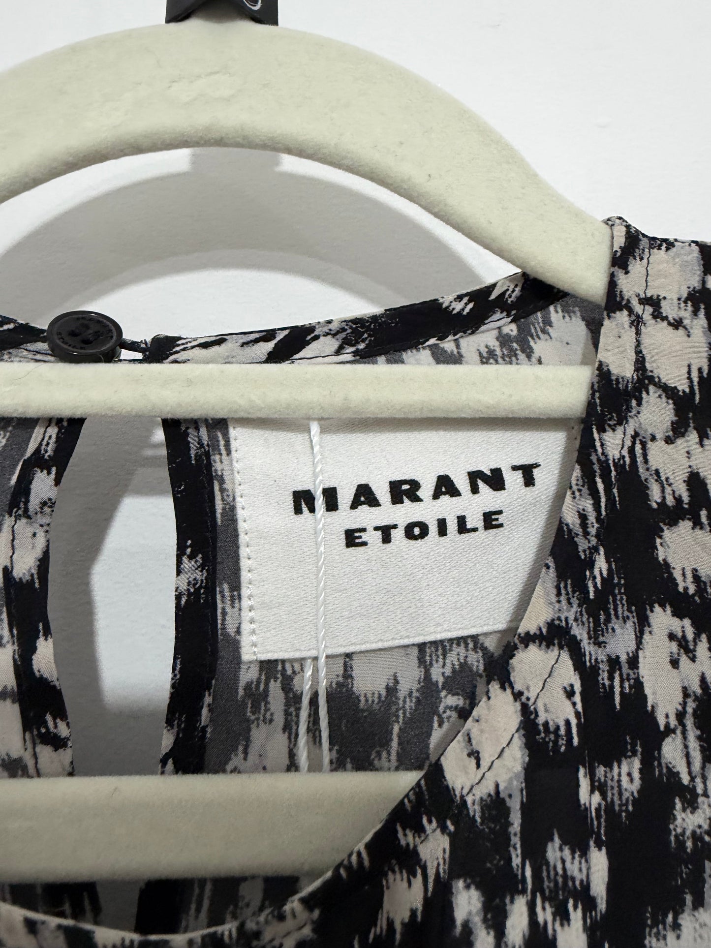 Preloved, Black and White Isabel Marant Étoile Dress, Size 10