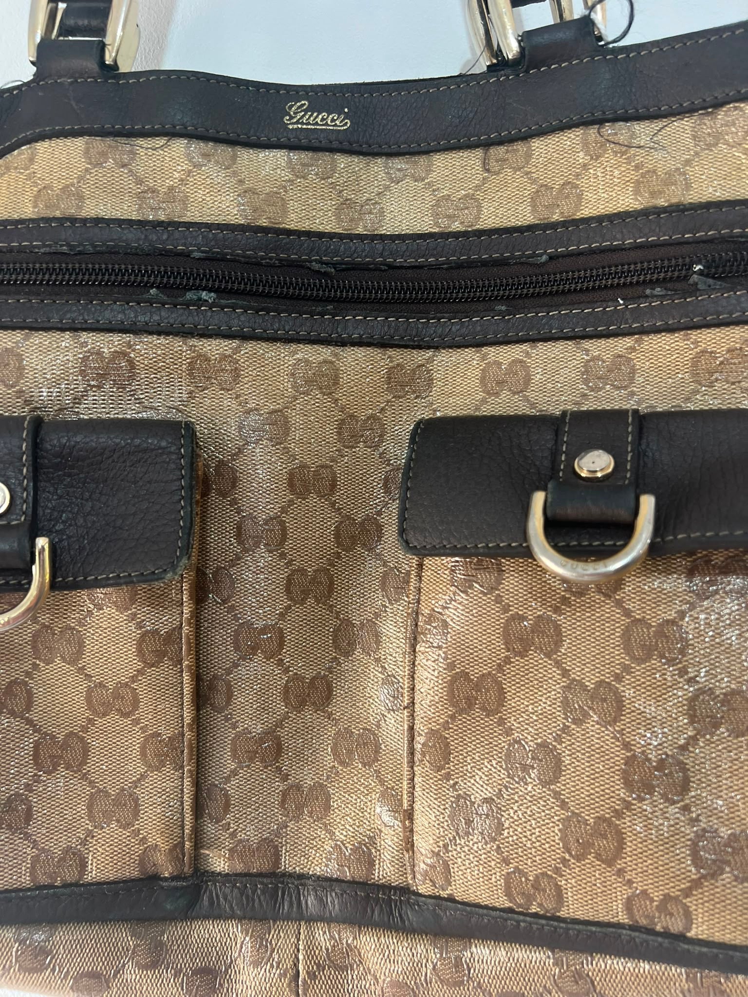 Preloved Vintage Cargo with Pockets Gucci Y2k Bag