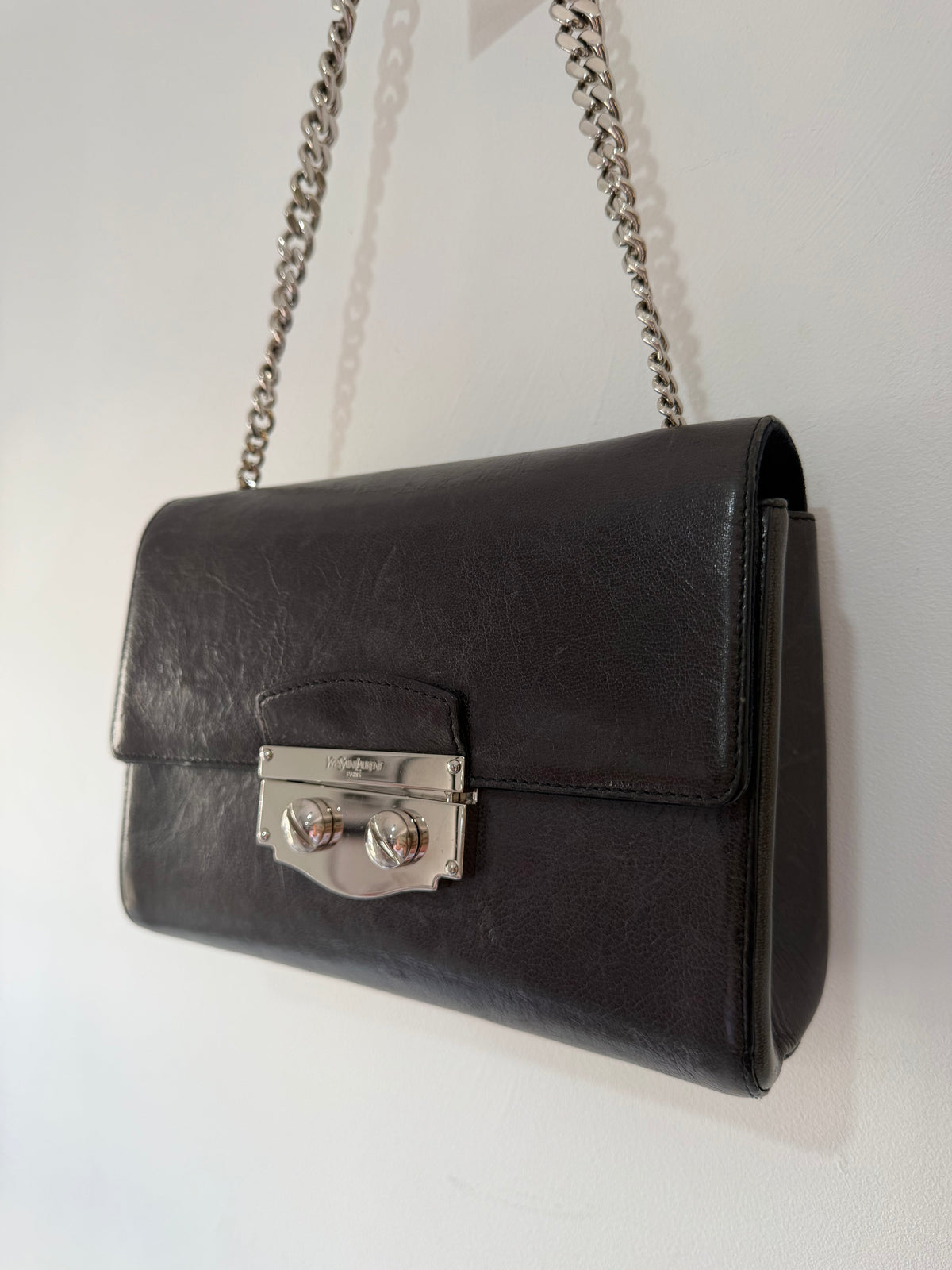 Preloved Black YSL Yves Saint Laurent Bag, Le Sixieme