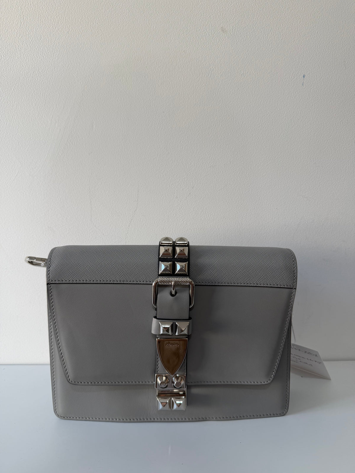 Preloved Light Grey Prada Bag