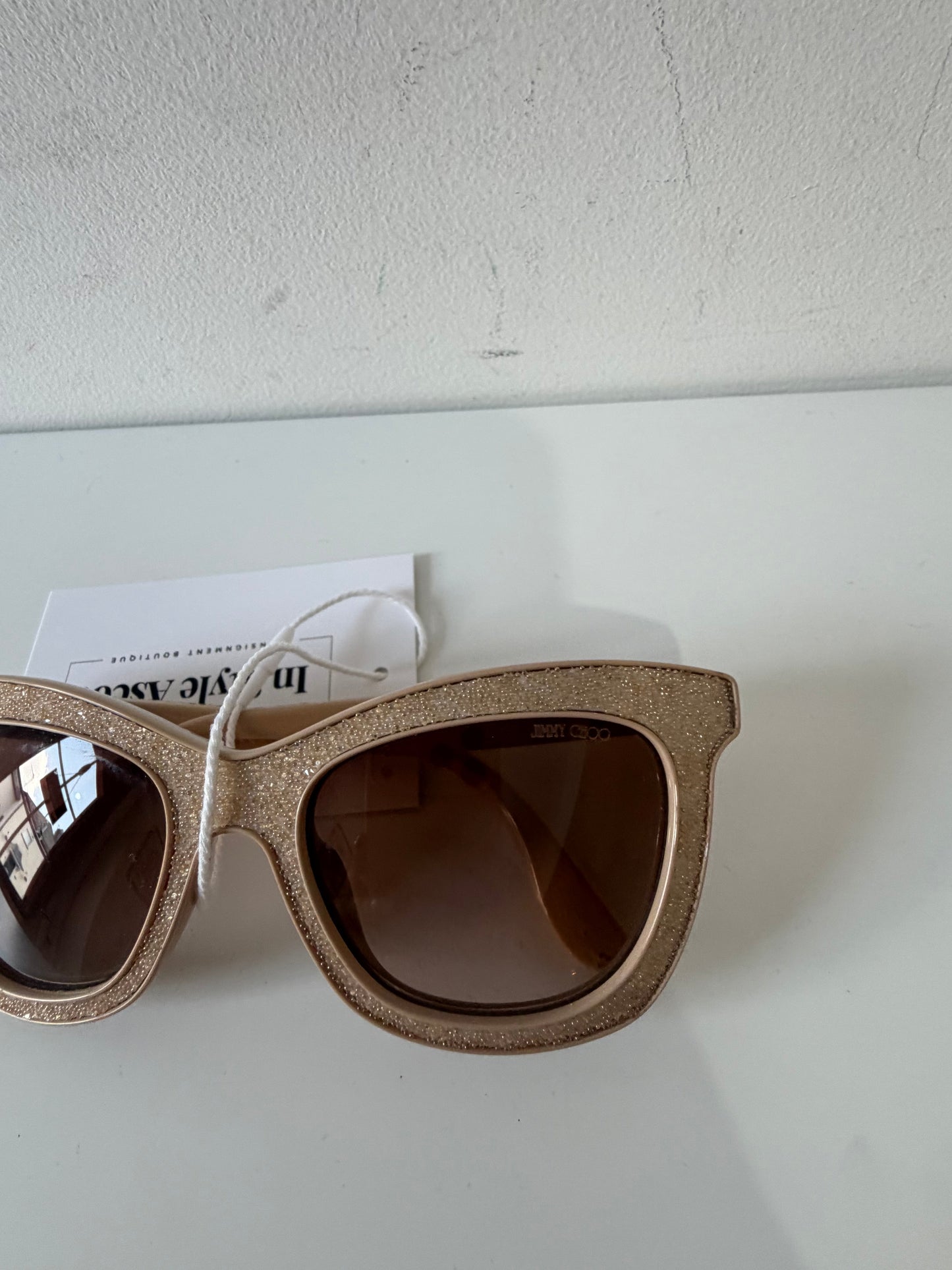 Preloved, Beige Jimmy Choo Sunglasses