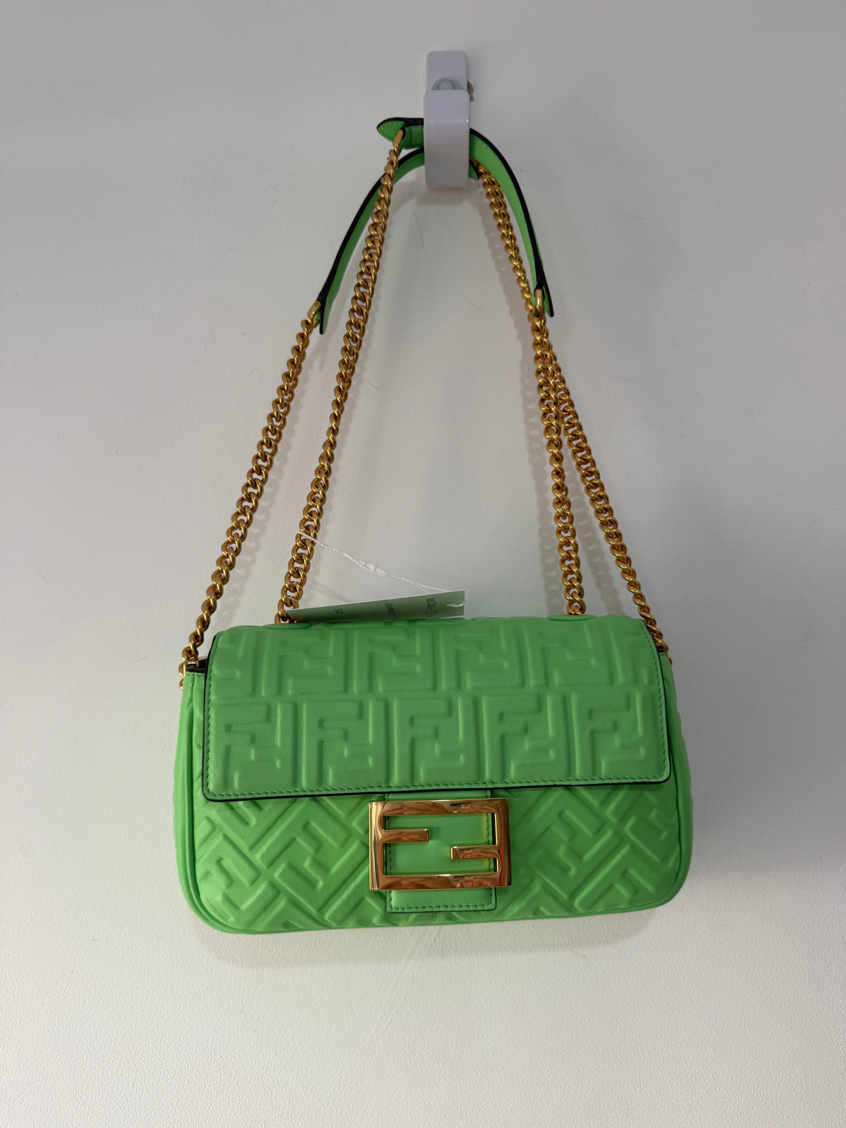Preloved Brand New Green Fendi Handbag