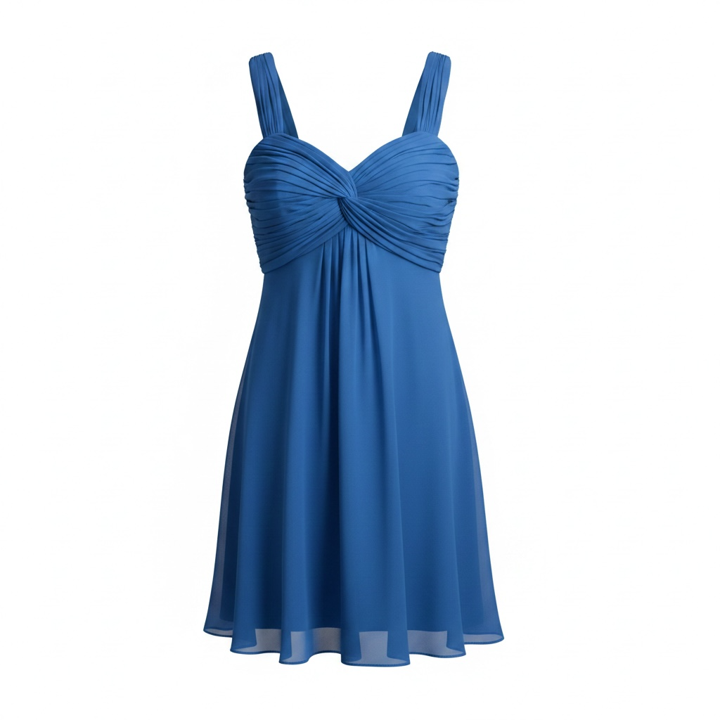 Preloved Blue Mix Bridal Dress, Size 12