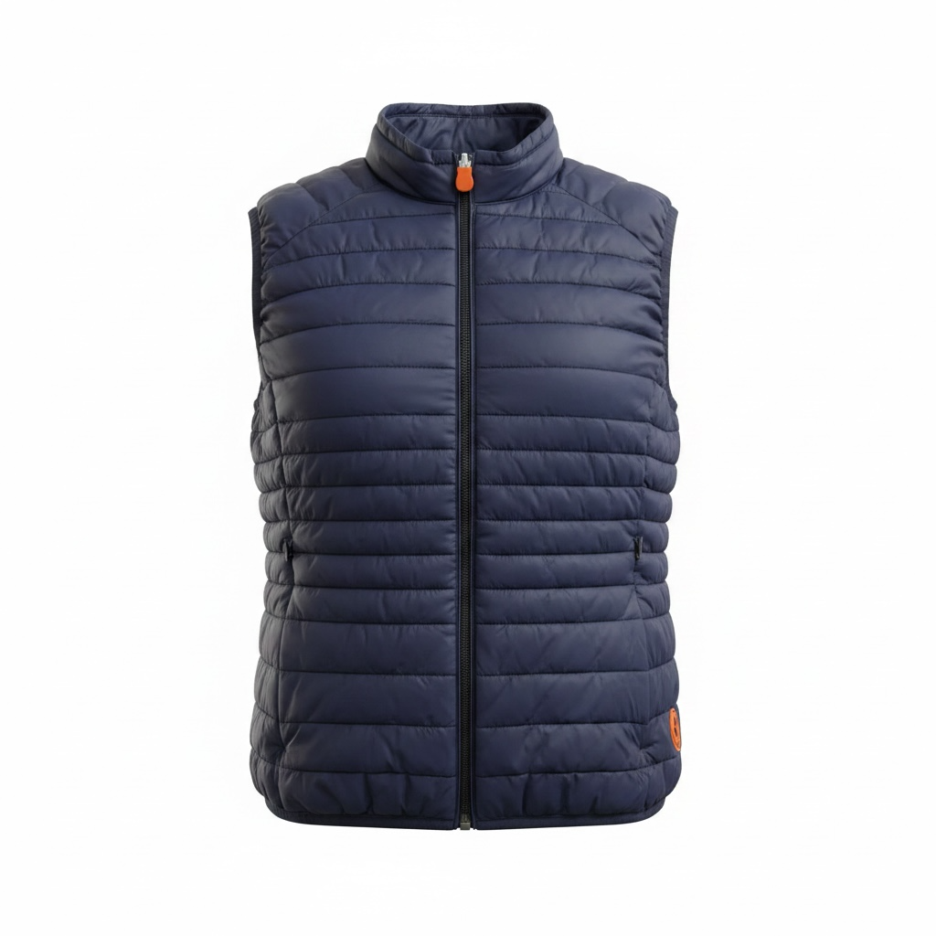 Preloved Navy Blue Save The Duck Gilet, Age 12