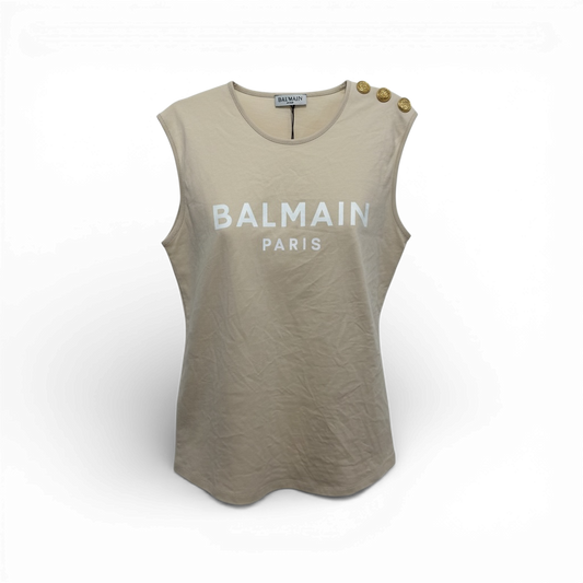 Beige Balmain Top, Small