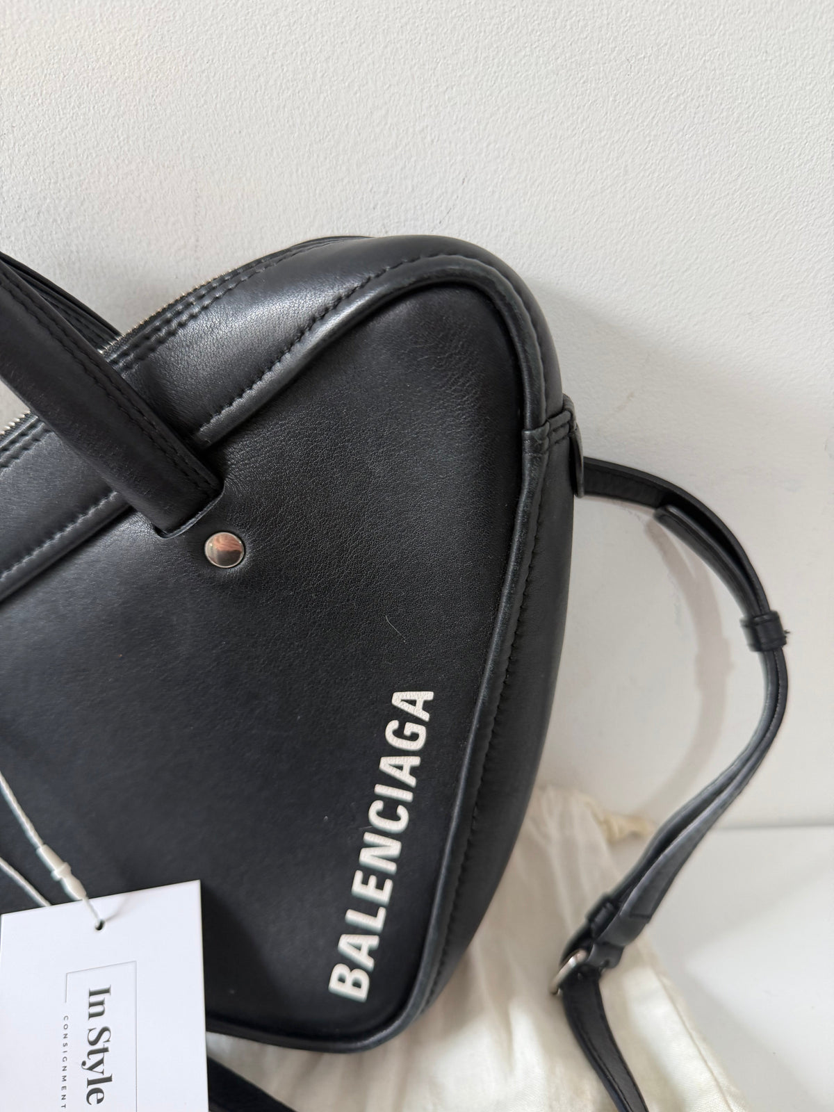 Preloved, Black with Silver hardware Balenciaga Handbag