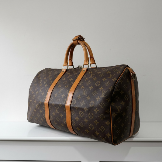 Preloved Monogram  Louis Vuitton Holdall, 45