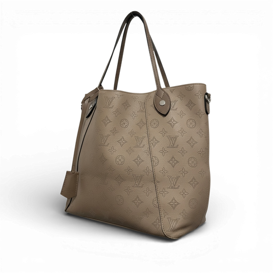 Preloved Cream Beige Louis Vuitton Nina MM Handbag