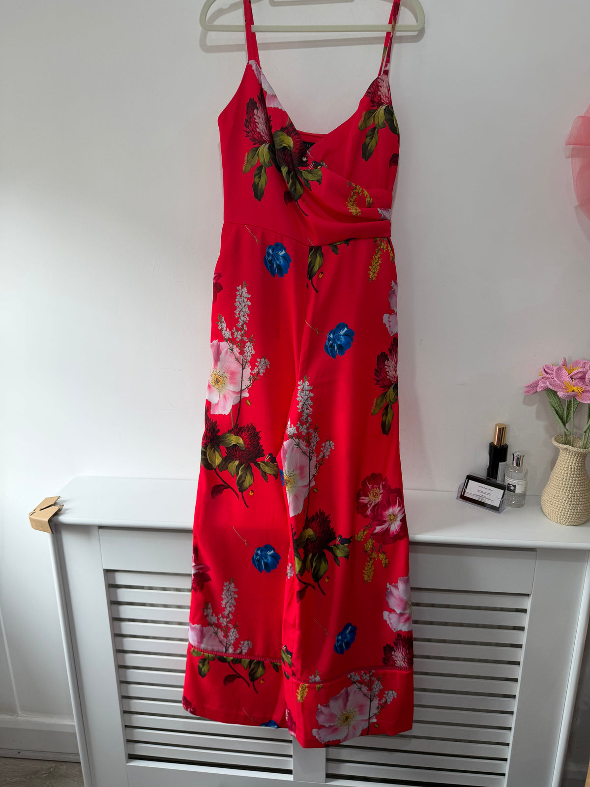 Preloved, Red Ted Baker Jumpsuit, UK 10