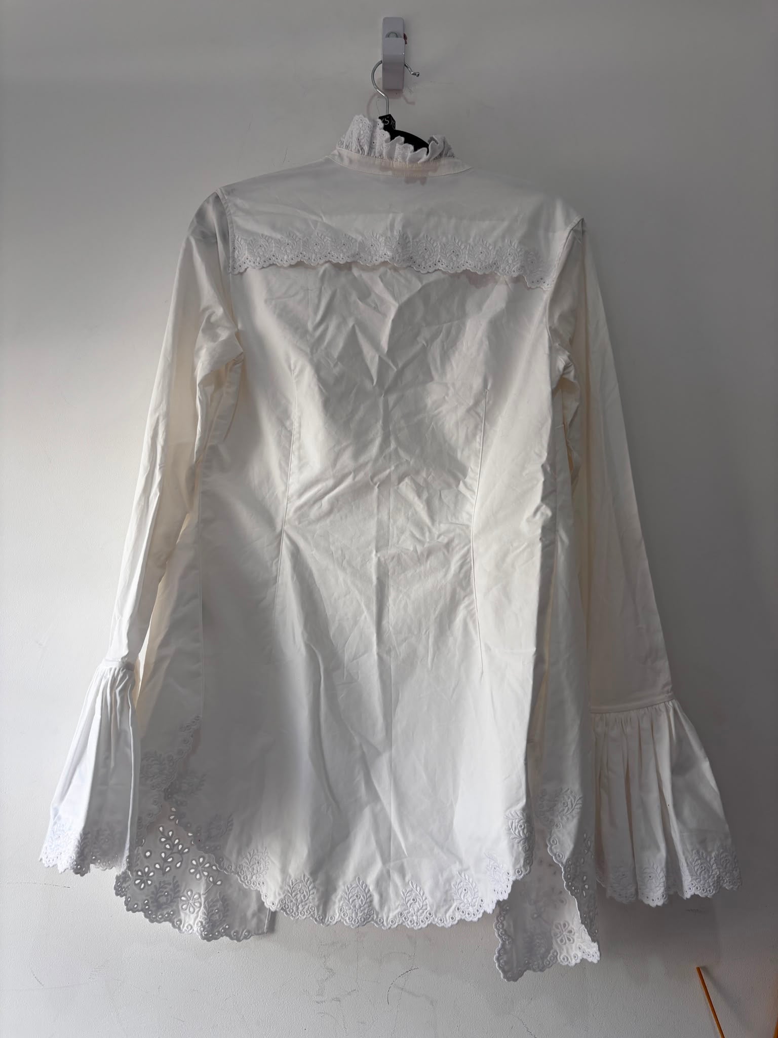Preloved White Rabanne x h&m  Blouse, XS, BNWT