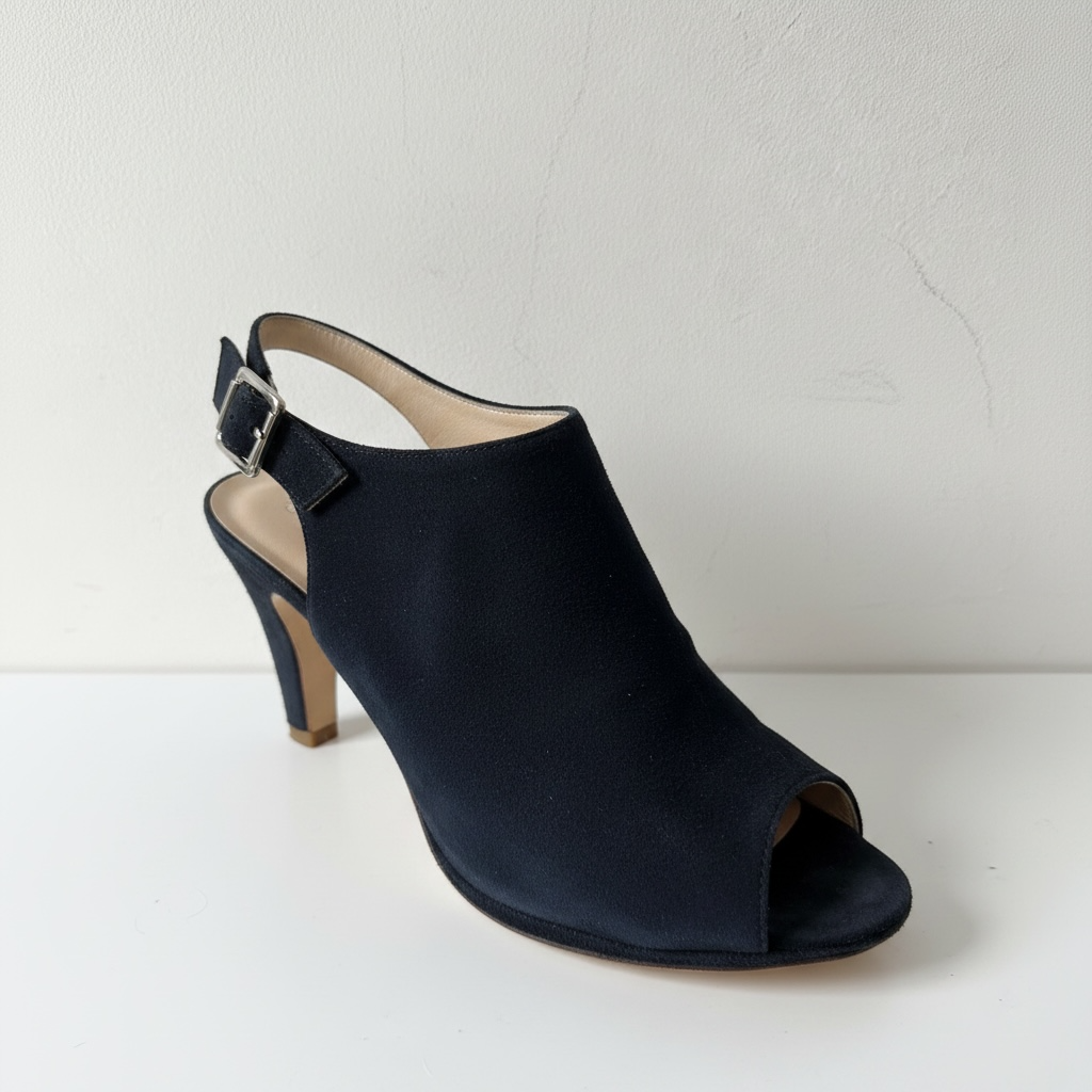 Preloved, Navy Sofia Costa Heels, Size 38 - UK 5