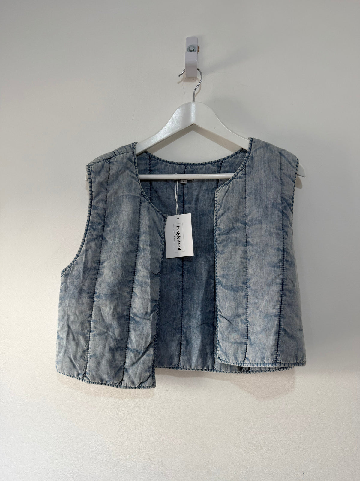 Preloved, Blue Rails Waistcoat, Medium