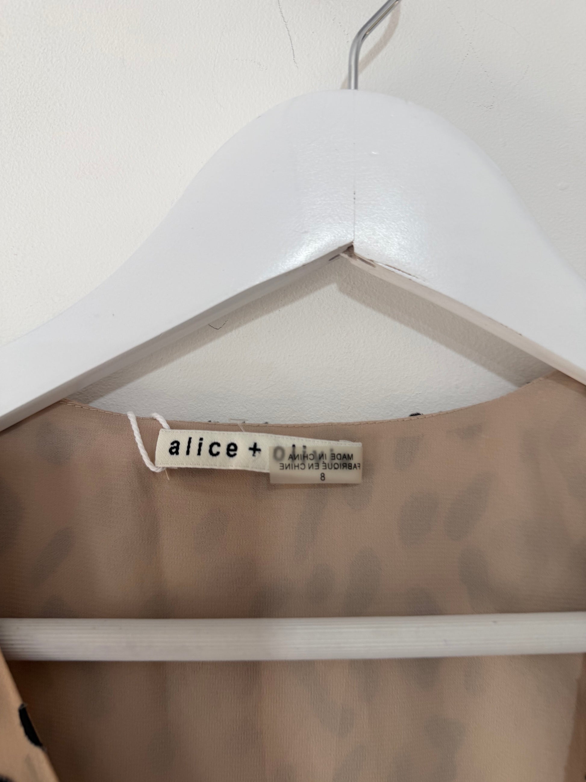 Preloved Leopard Print Alice + Olivia Dress, 12
