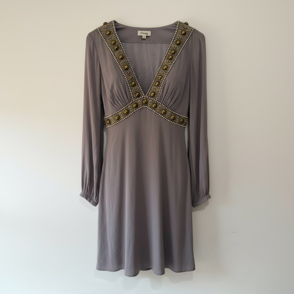 Preloved Ecru Temperley London Dress, 12