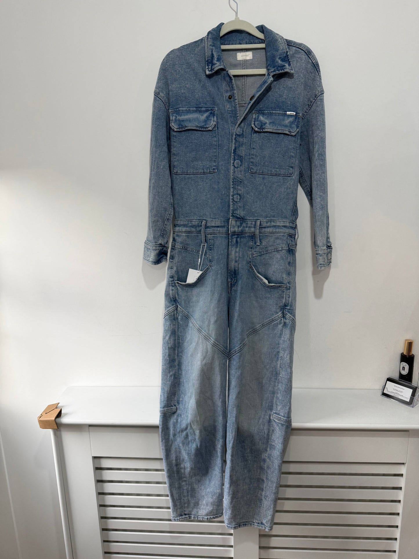 Preloved Blue Mother Jumpsuit, Size small
