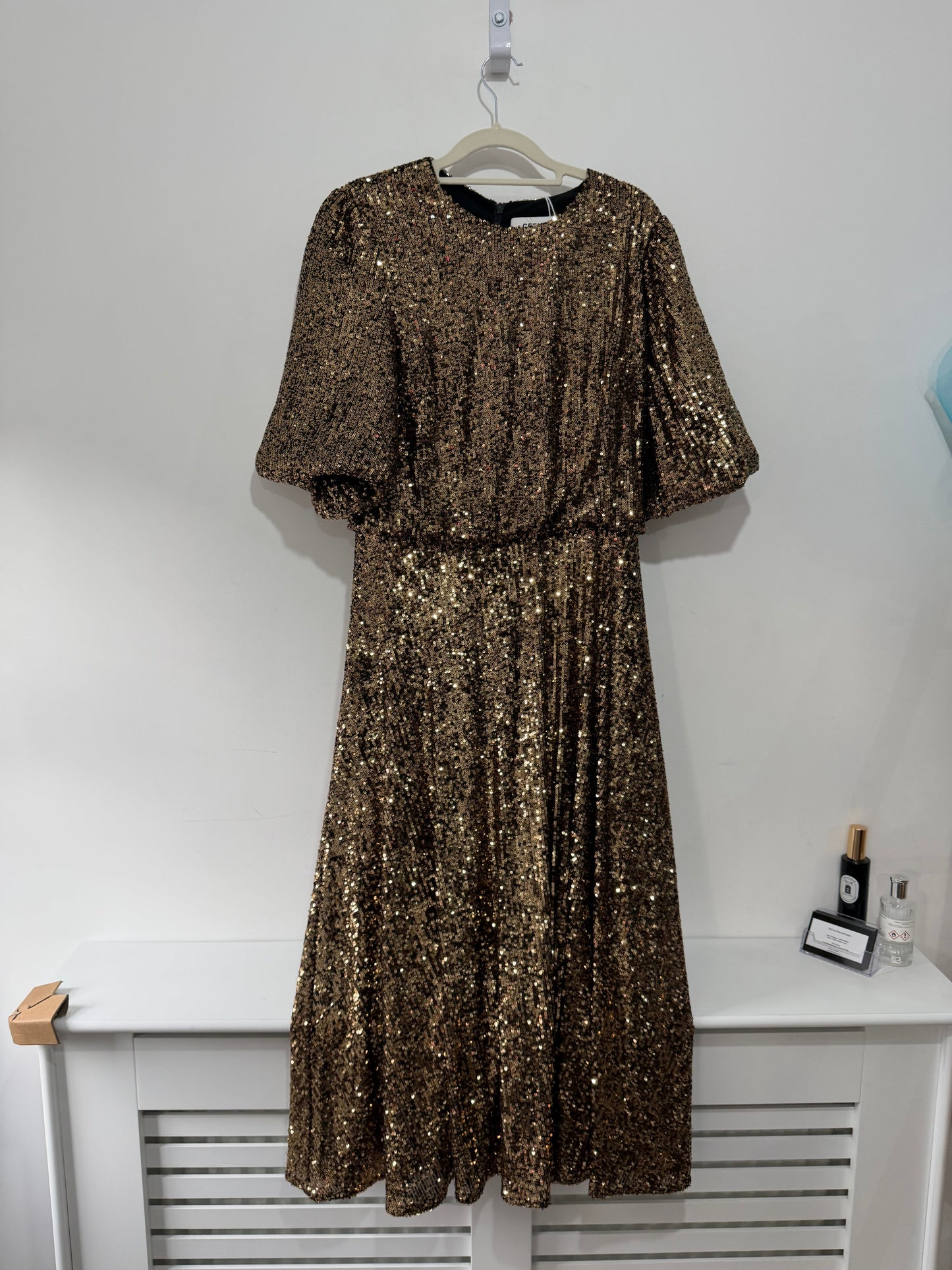 Preloved, Gold Cefinn Dress, Size 12