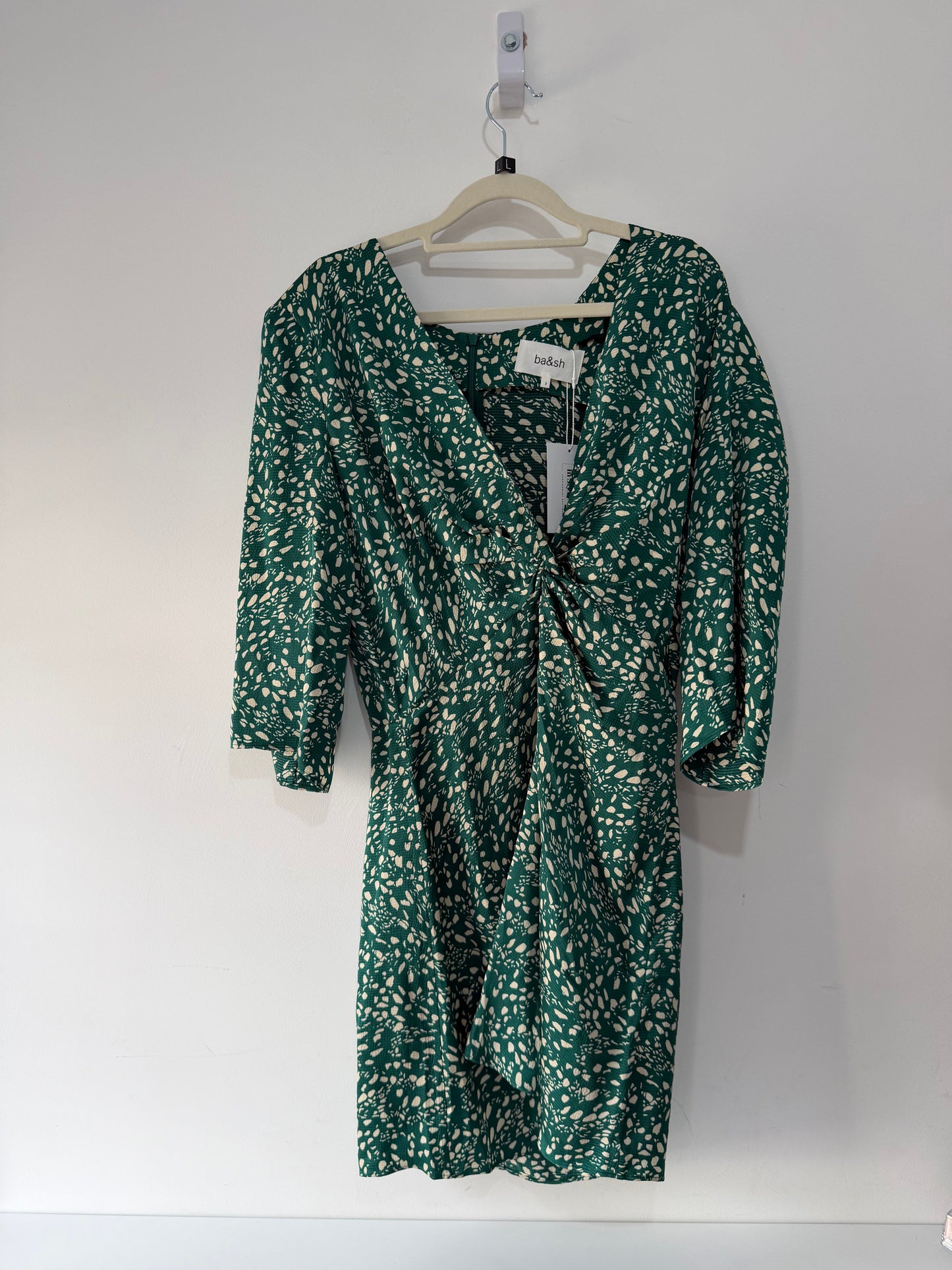 Preloved NEW Green Ba&sh Dress, Size 3 - UK 14
