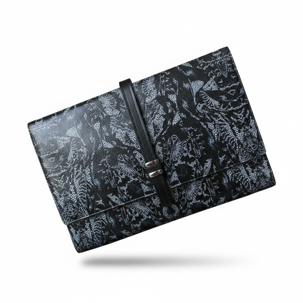 Preloved Black and Blue Alexander Mcqueen Ipad Case