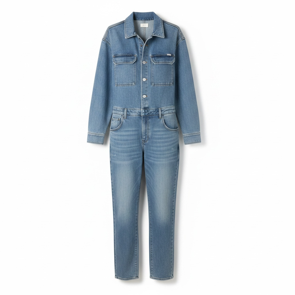 Preloved Blue Mother Jumpsuit, Size small