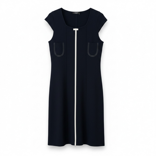 Preowned Navy Neera Dress, Size 14