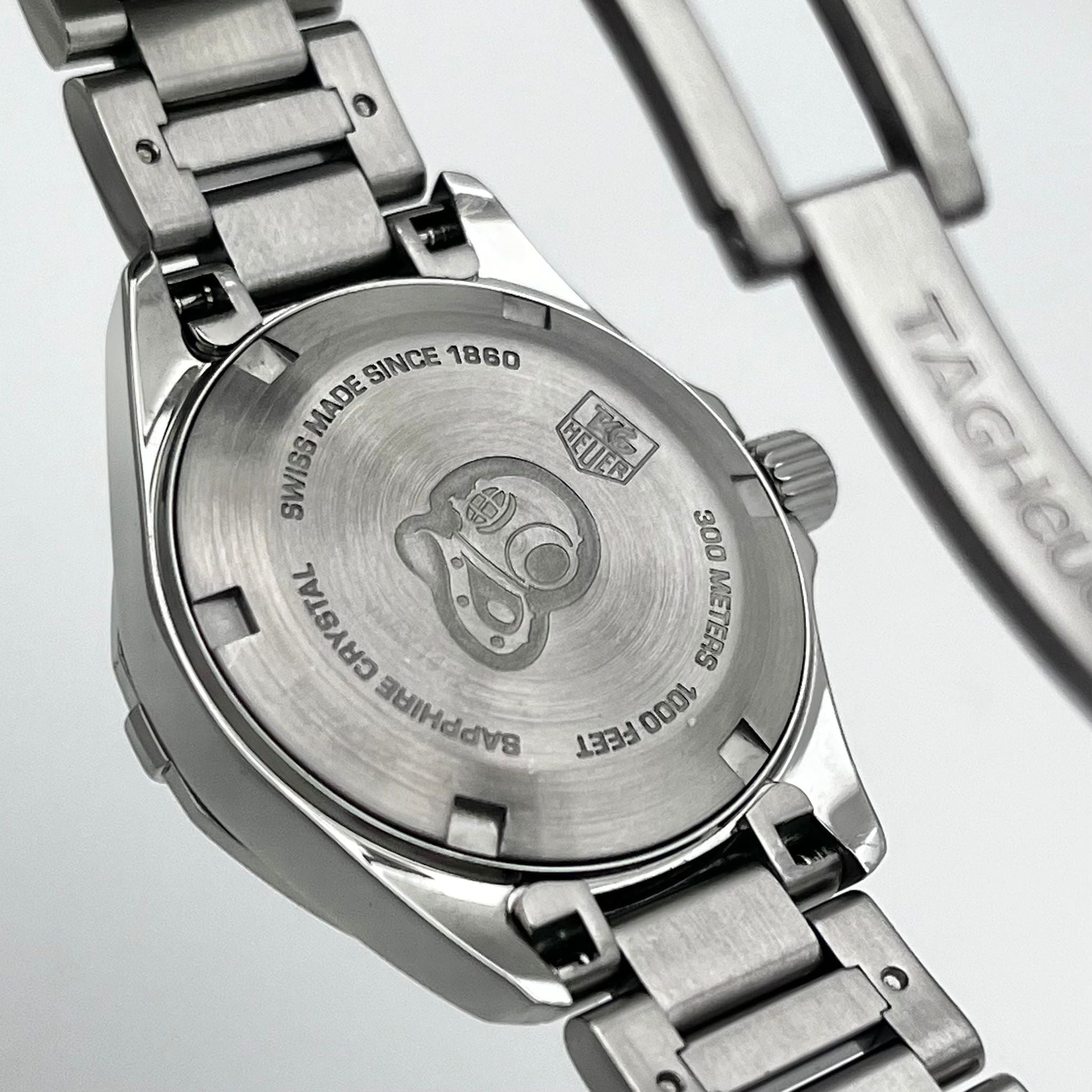 Preloved Mother of Pearl Tag Heuer Ladies Tag Heuer Aquaracer , Full Set