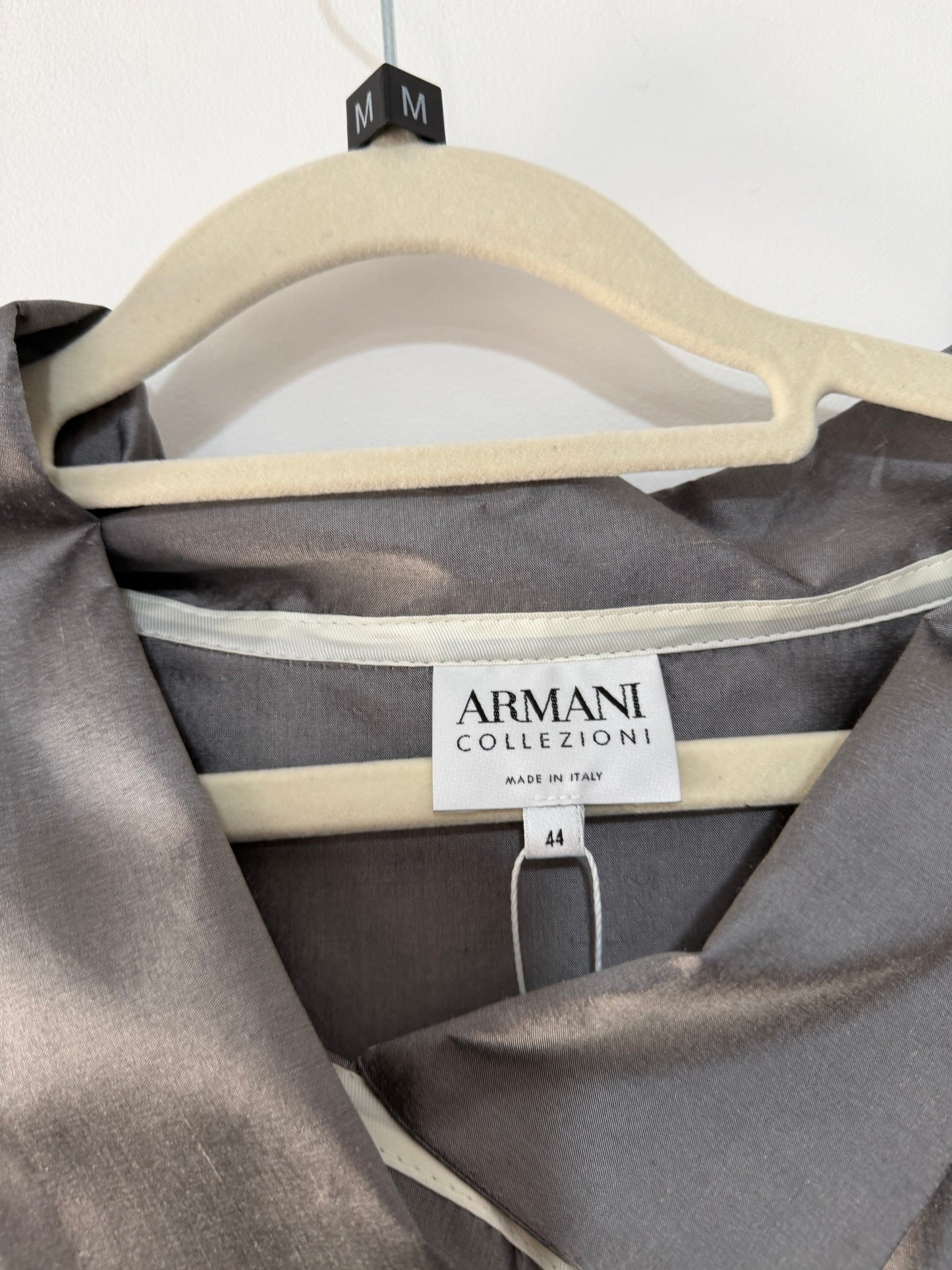 Preloved Grey Armani Blazer, Size 12