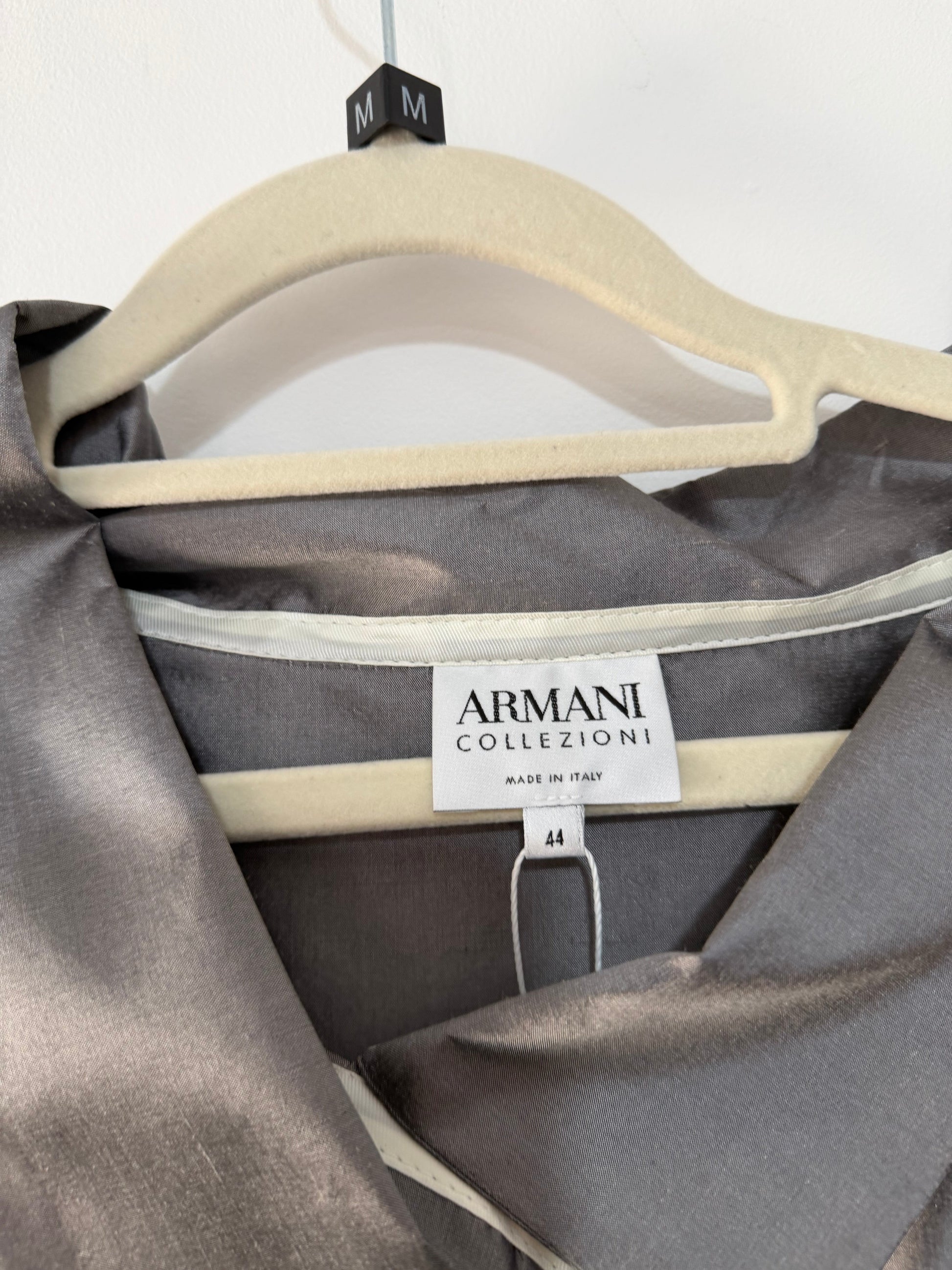 Preloved Grey Armani Blazer, Size 12