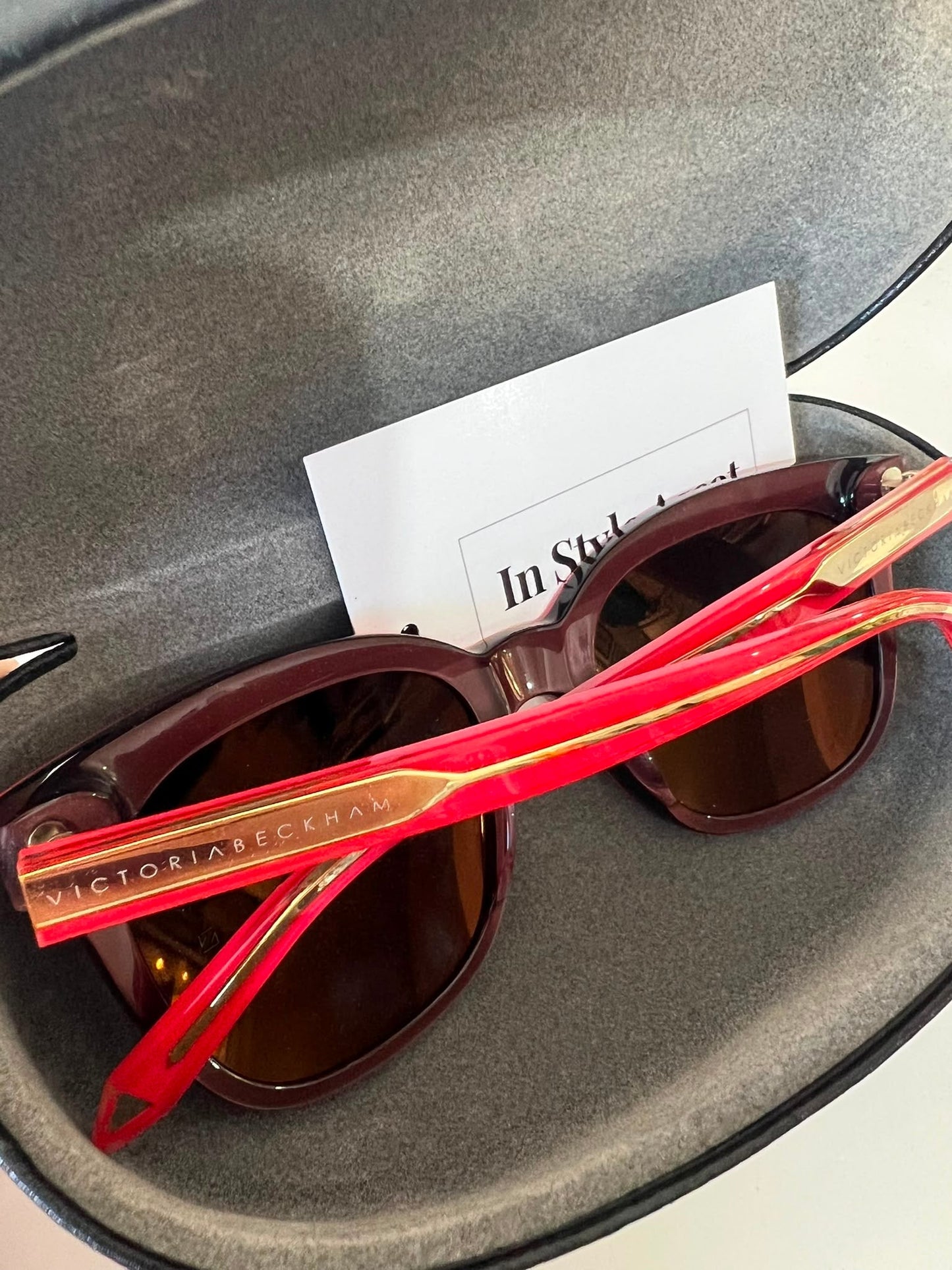 Preloved Red Victoria Beckham Sunglasses