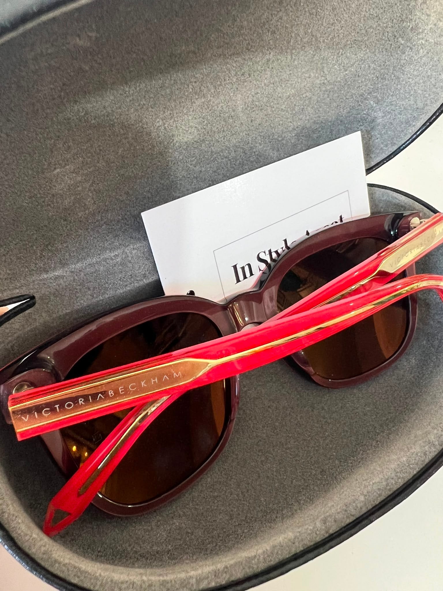 Preloved Red Victoria Beckham Sunglasses