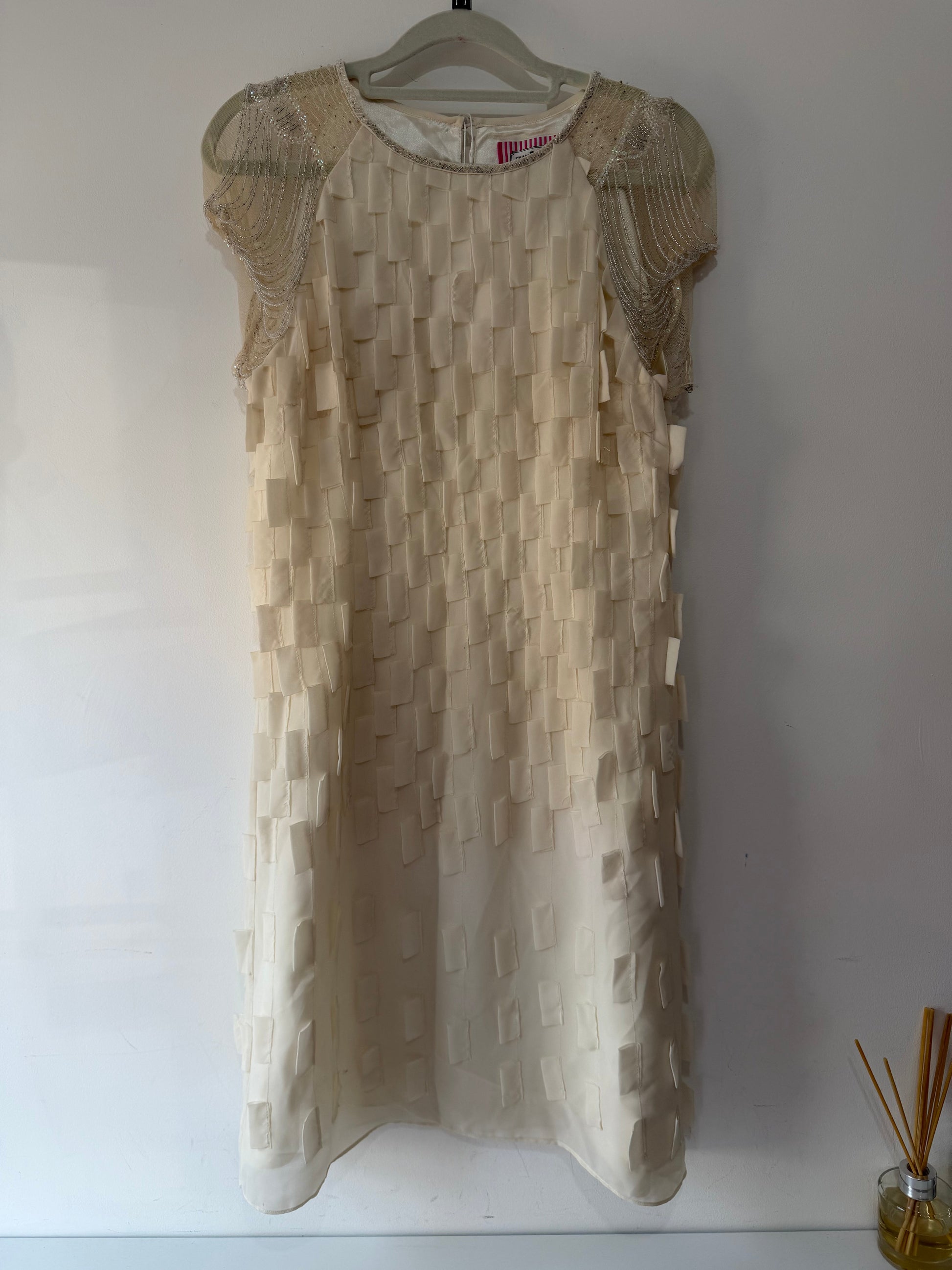 Preloved Cream Fran Jane Dress, Medium